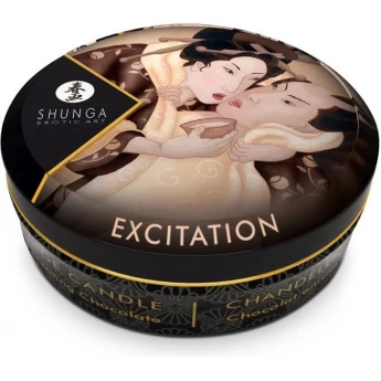 Массажное арома масло в виде свечи SHUNGA INTOXICATING CHOCOLATE (ШОКОЛАД) 30 ml 4609DESC